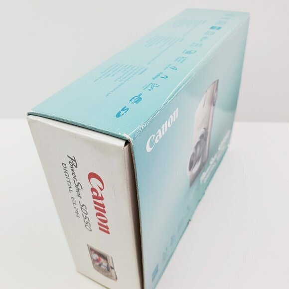 Canon PowerShot SD550 Digital Elph CB-2LU Charger Manuals, Box, Disc *No Camera* - Picture 11 of 12
